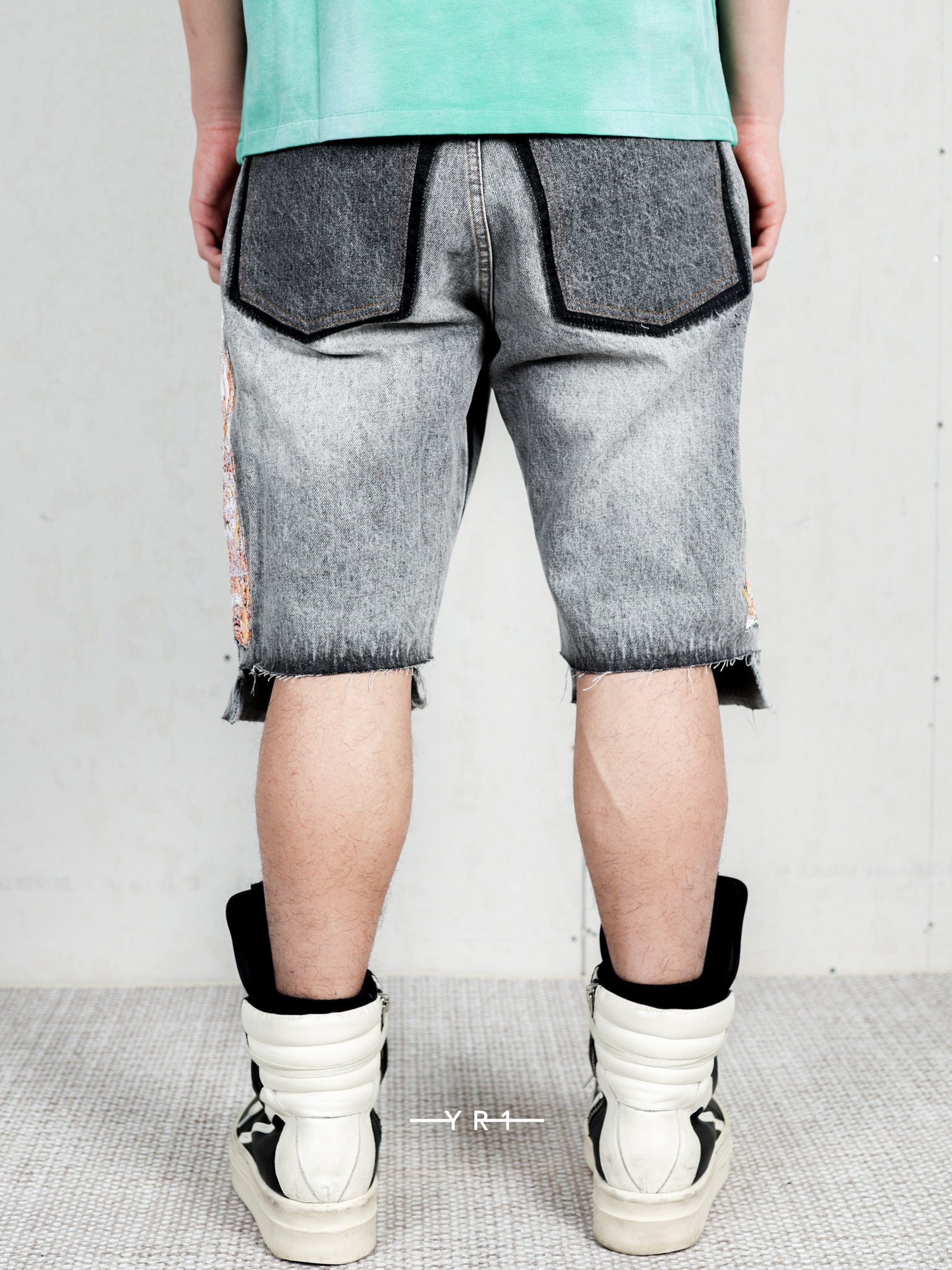 Flame Glass Knee Cover Short