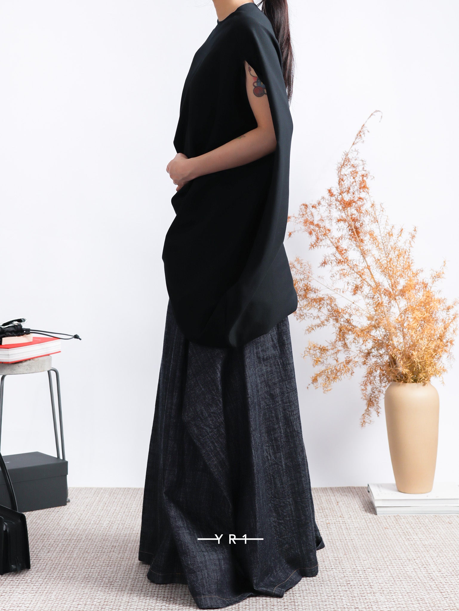 ys-N-Arranged Long Cut&Sewn