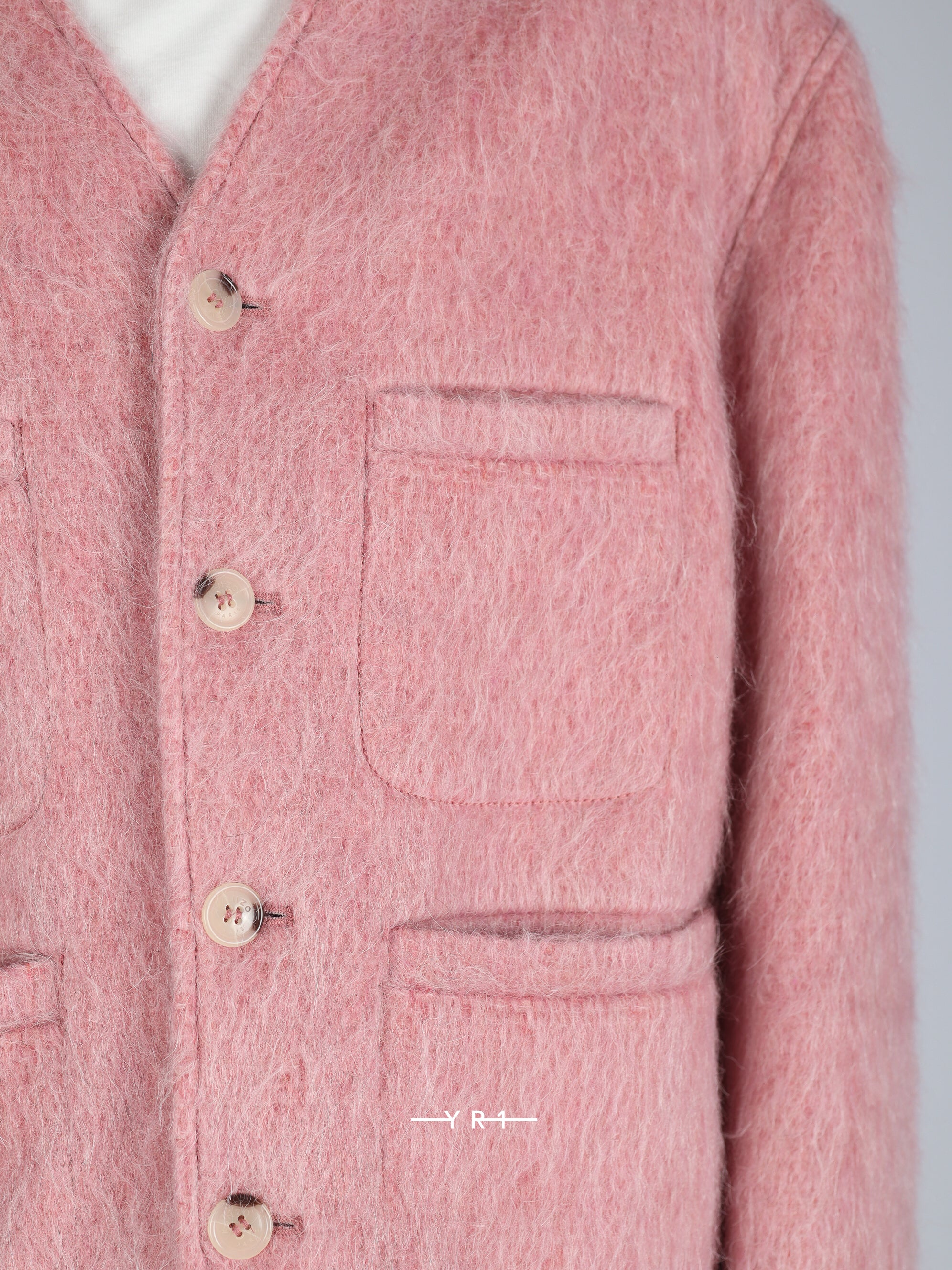 Hairy Collarless Jacket