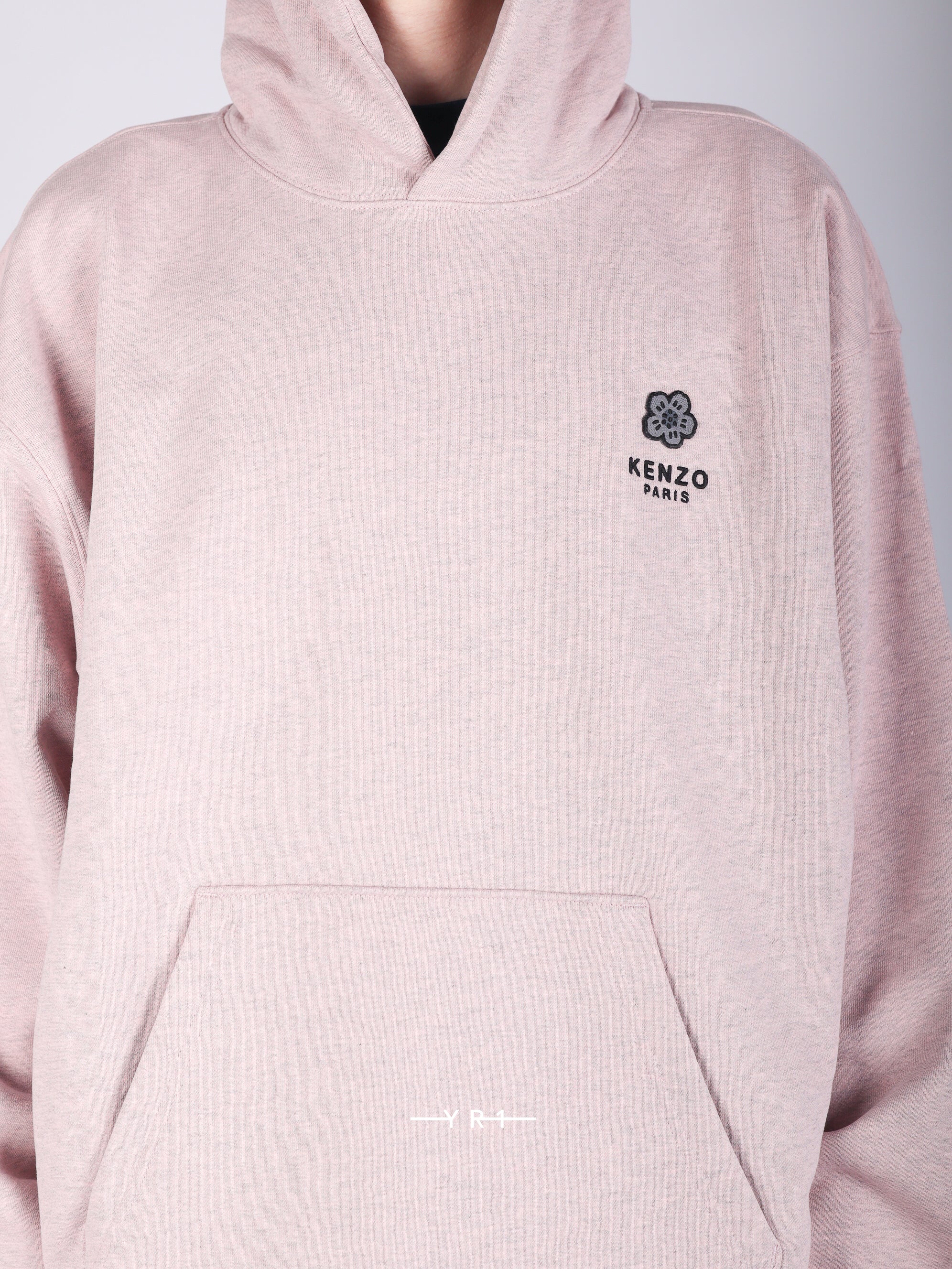 Gots Boke Flower Embr'd Oversize Hoodie