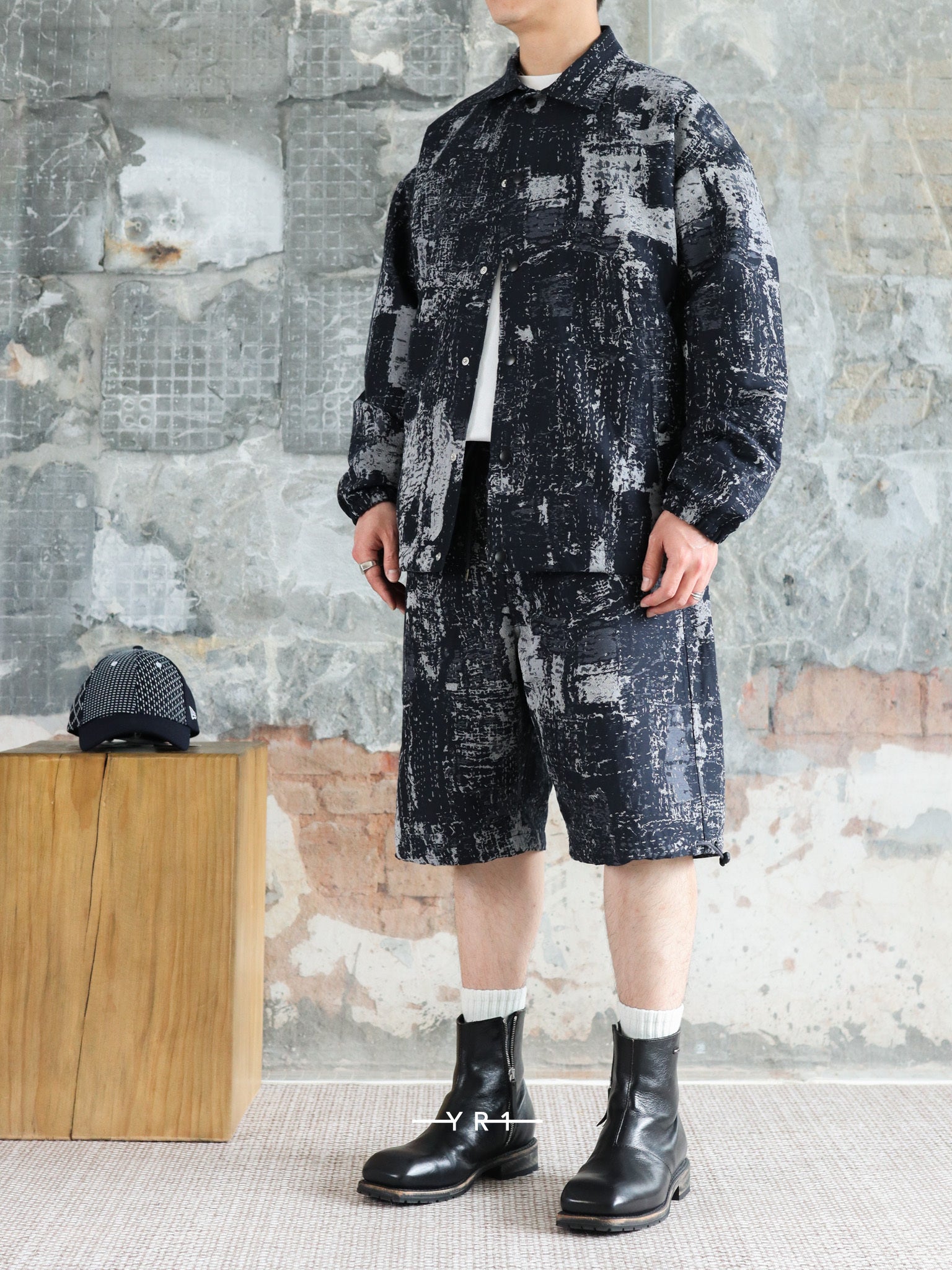 Jacquard Boro Short Pants