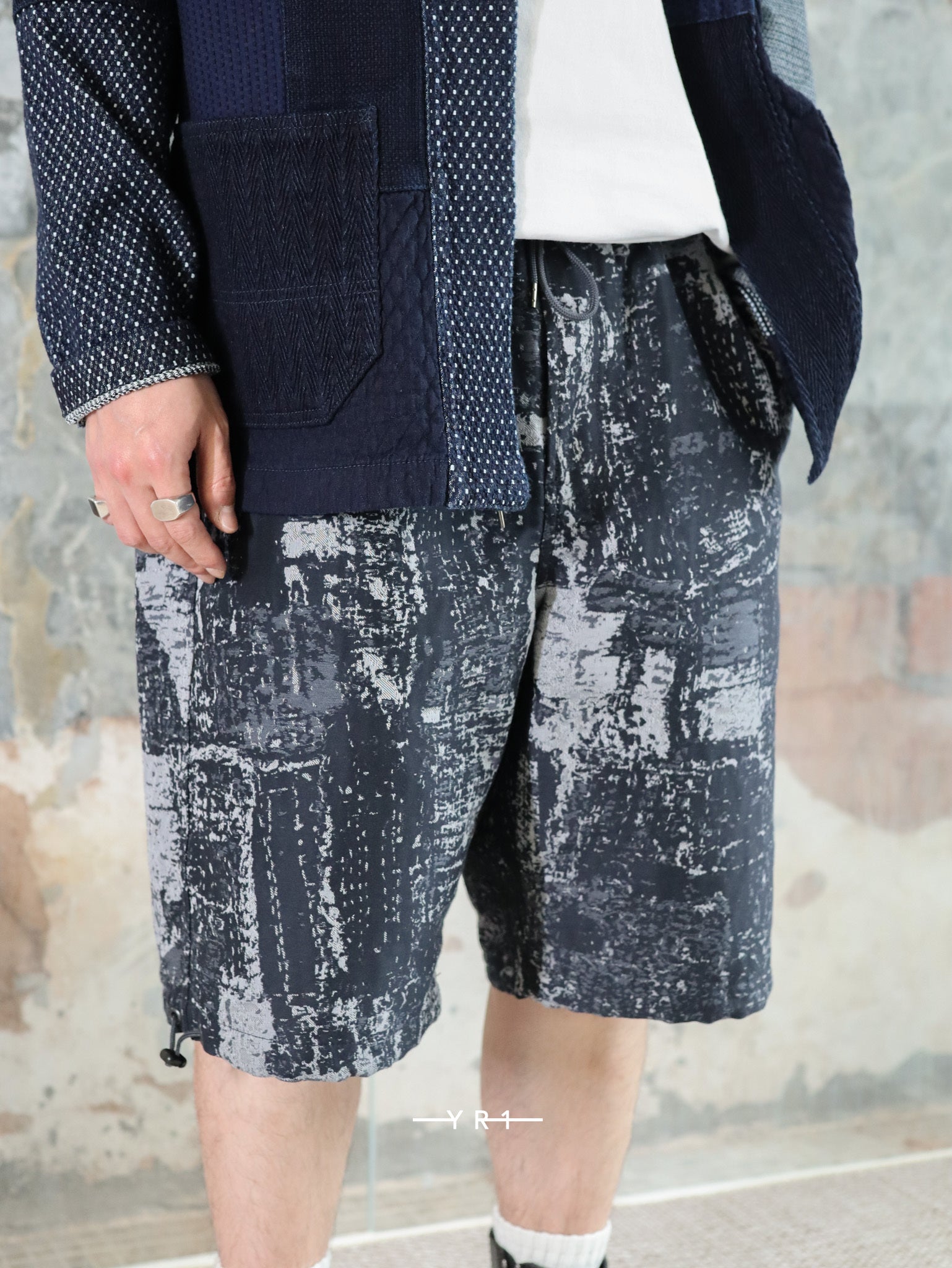 Jacquard Boro Short Pants