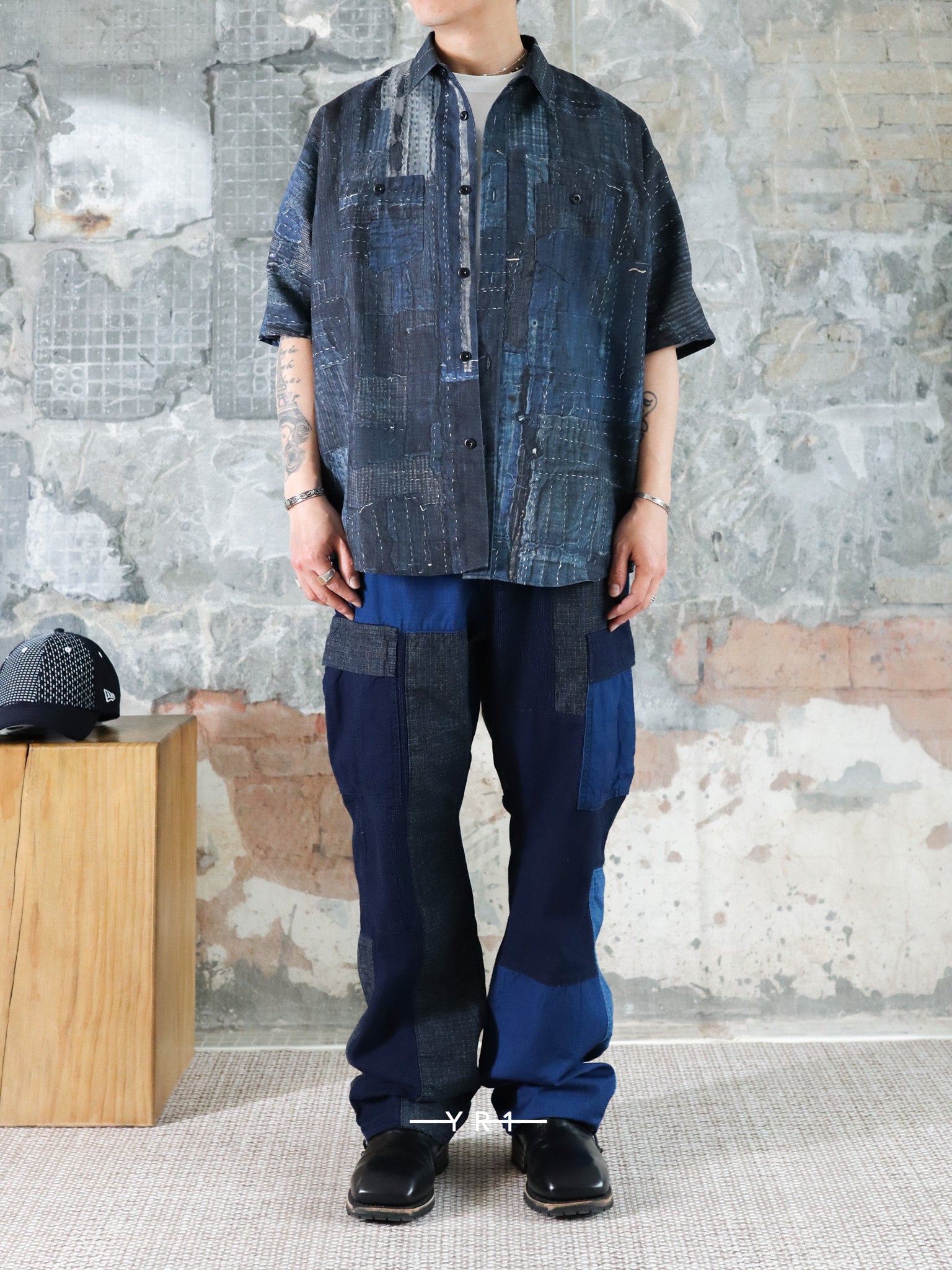 Printed Boro S/S Shirt