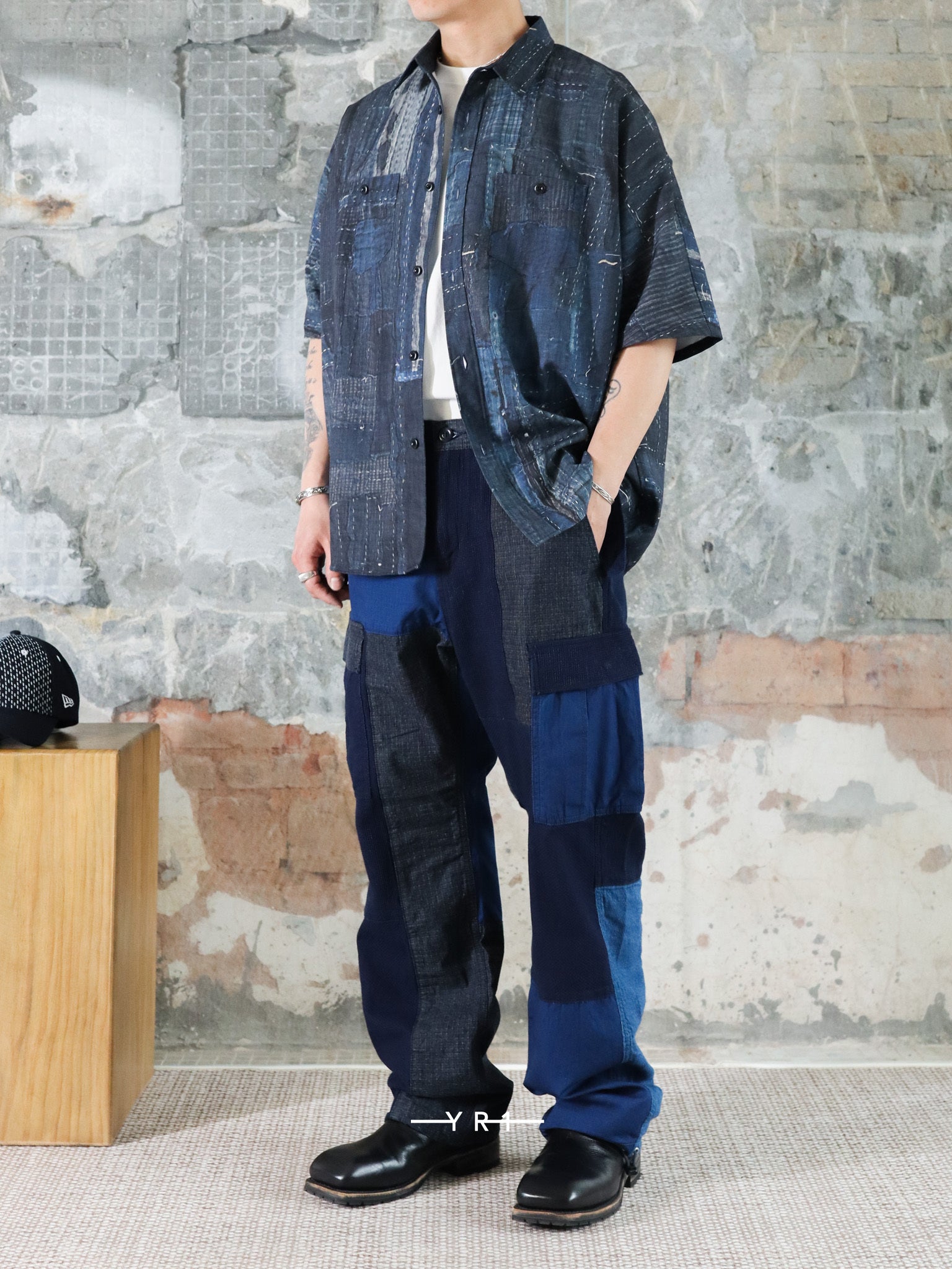 Printed Boro S/S Shirt