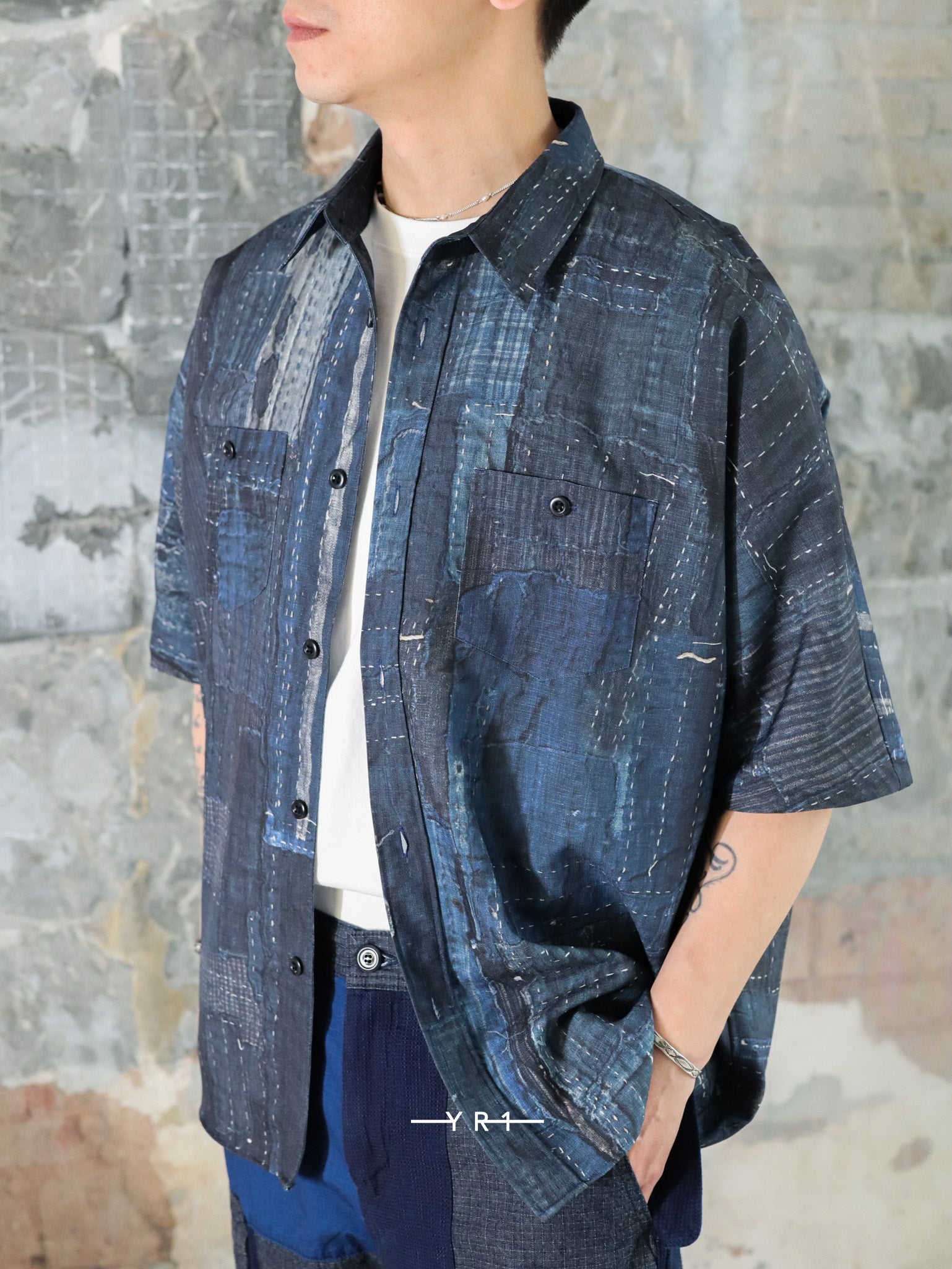 Printed Boro S/S Shirt