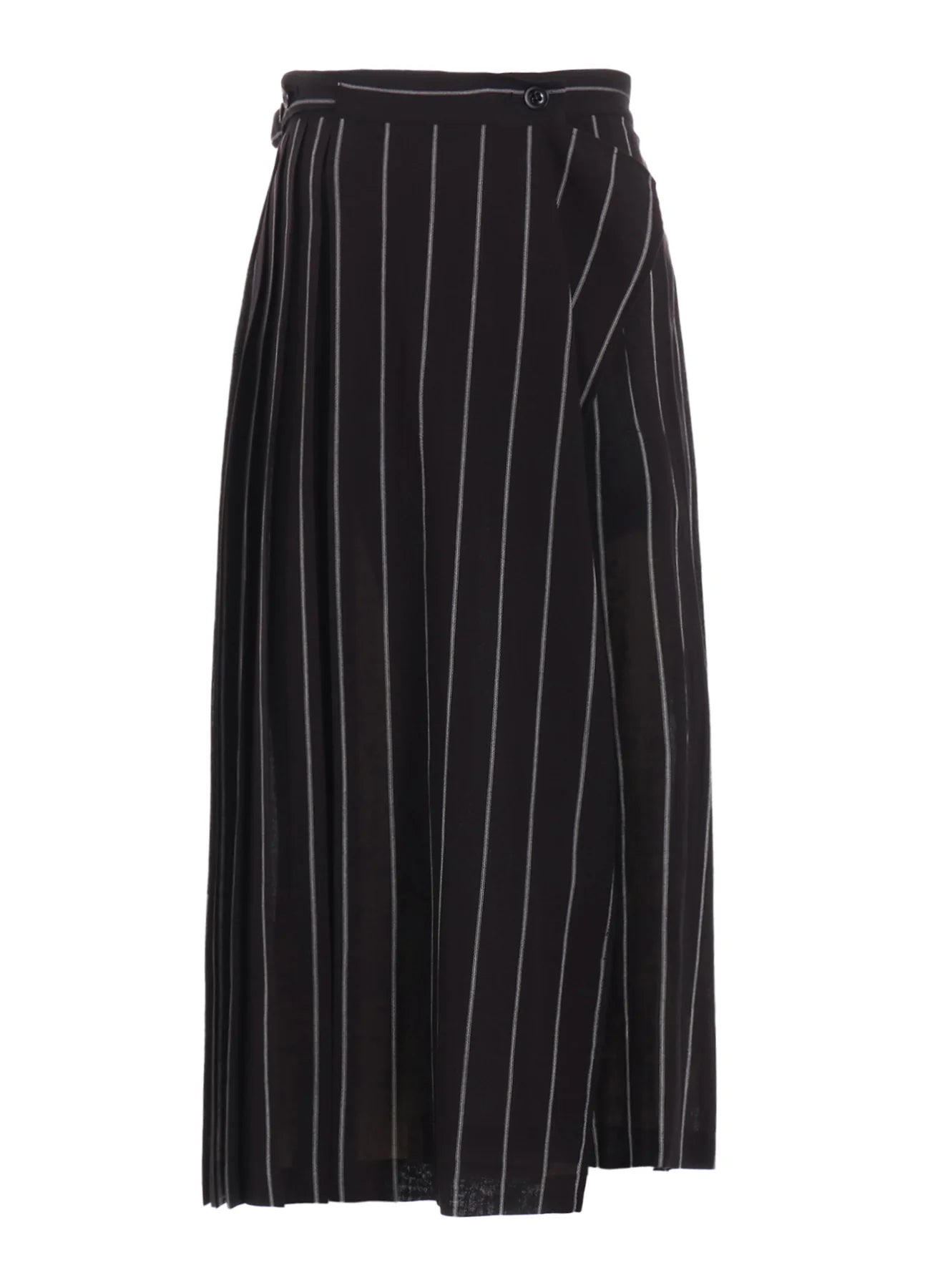 ys-I-Pleated Wrap S-Balck
